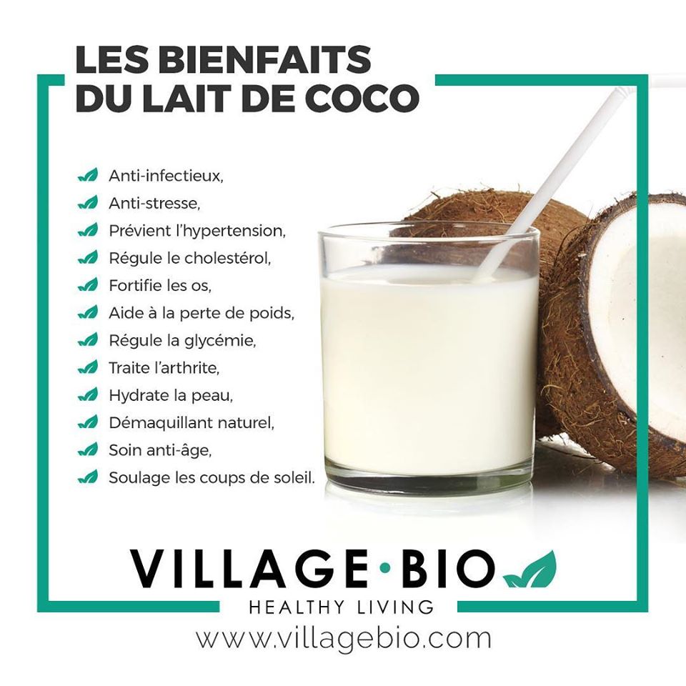 Introducir 80 Imagen Bienfaits Du Lait De Coco Fr Thptnganamst Edu Vn