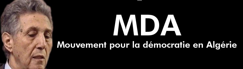 الجزائر - MDA : Mouvement pour la démocratie en Algérie