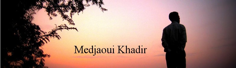 Algérie - Medjaoui Khadir