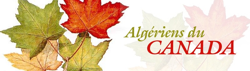 Algérie - Algériens au Canada