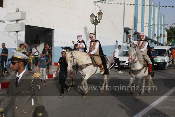 Festivités du cinquantenaire de l'indépendance de l'Algérie à Tlemcen, défilé, feux d'artifices et fantasia au programme