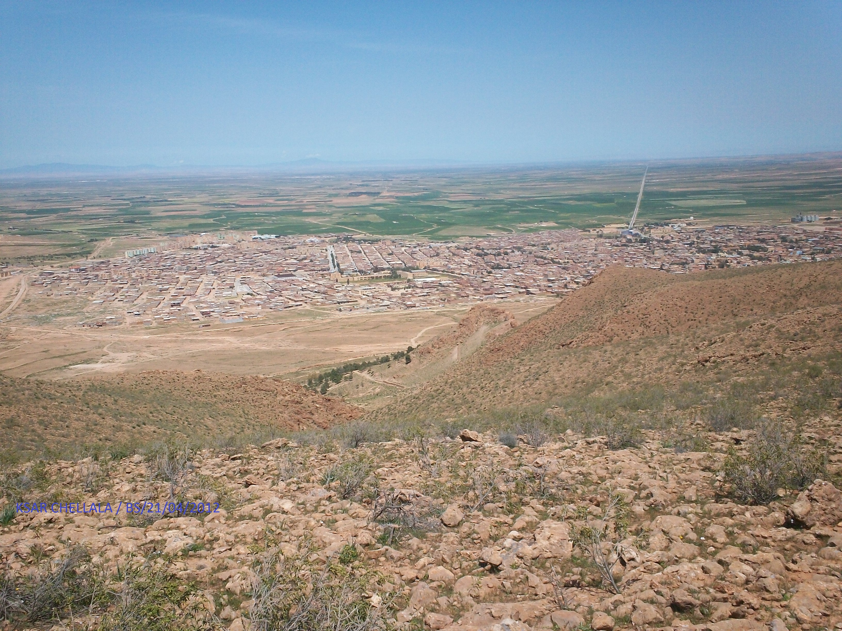 Ksar-Chellala  Vue de la montagne