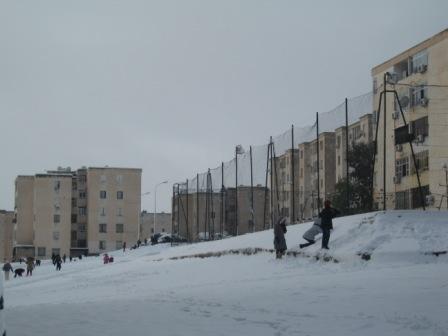 Sétif sous la neige, février 2013