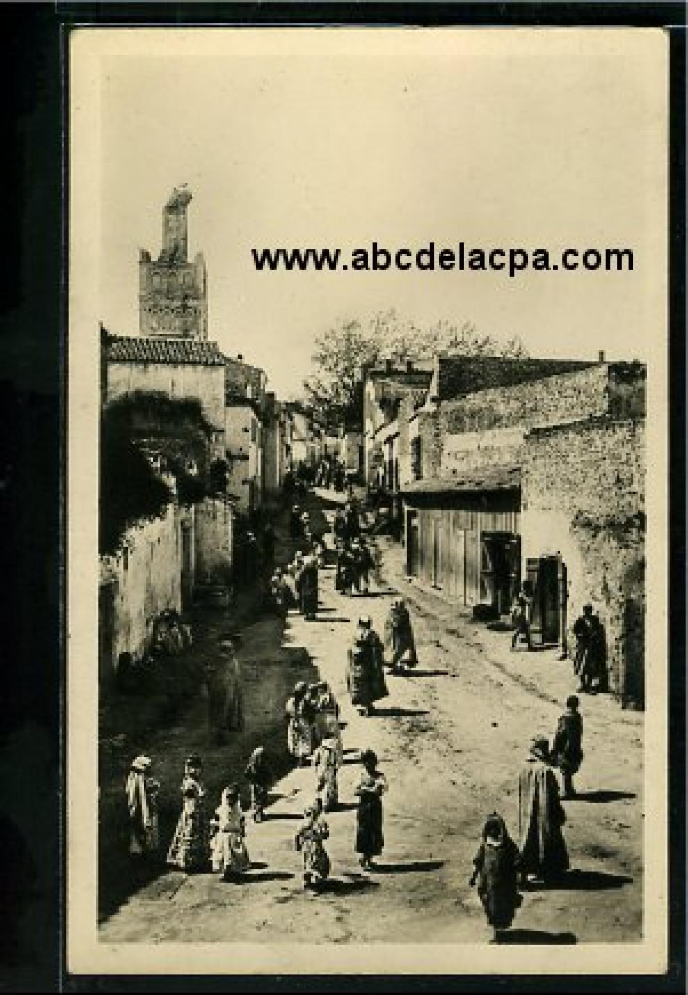 Tlemcen  - la rue de mascara