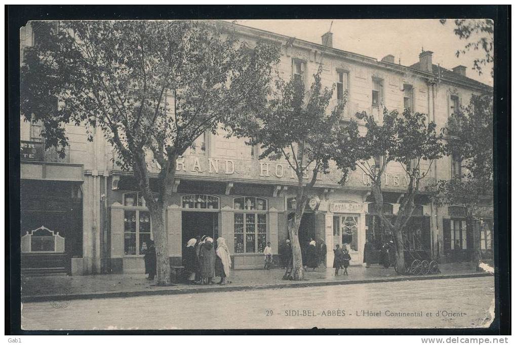 Algerie --- Sidi - Bel - Abbes --- L'Hotel Continental et d'Orient