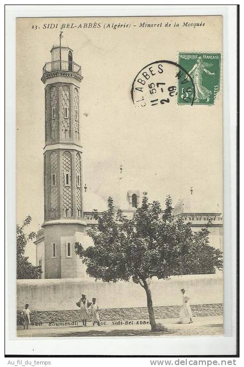 SIDI-BEL-ABBES , MINARET DE LA MOSQUEE