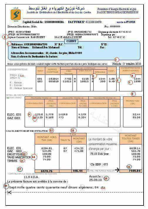 Https Consulter Factures Elit Dz Algerie Economie Sonelgaz Vitaminedz