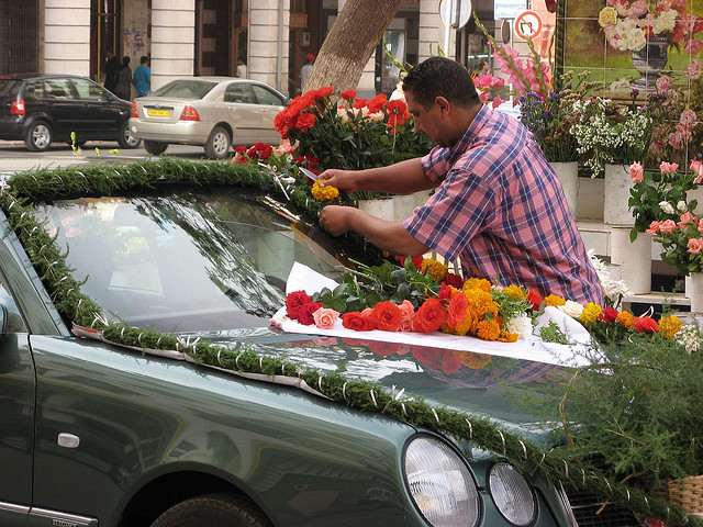 Décoration de Voiture des Mariés (Oran)