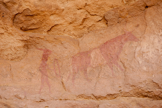 Dessins Préhistoriques sur les Rochers (Illizi)