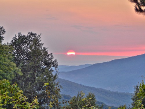 Coucher de soleil sur l'Edough